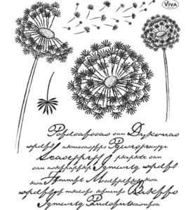 viva dandelion stamp