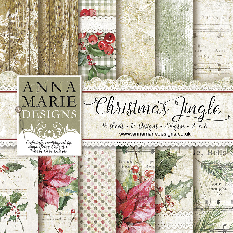 Christmas Jingle - Paper Pad - 8" Square - Anna Marie Designs